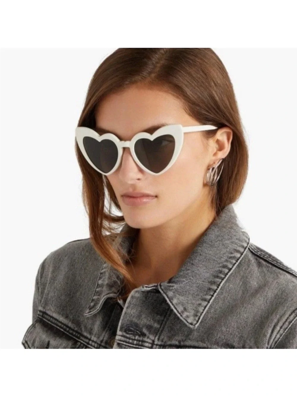 YSL LOULOU Heart Shaped Sunglasses